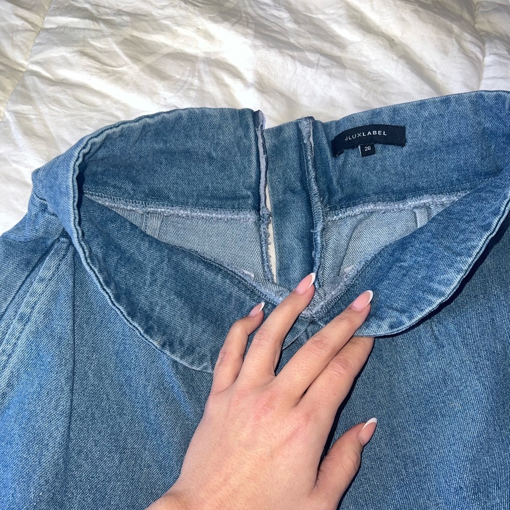 JLUXLABEL Jacinda denim utility pants - Picture 14 of 15